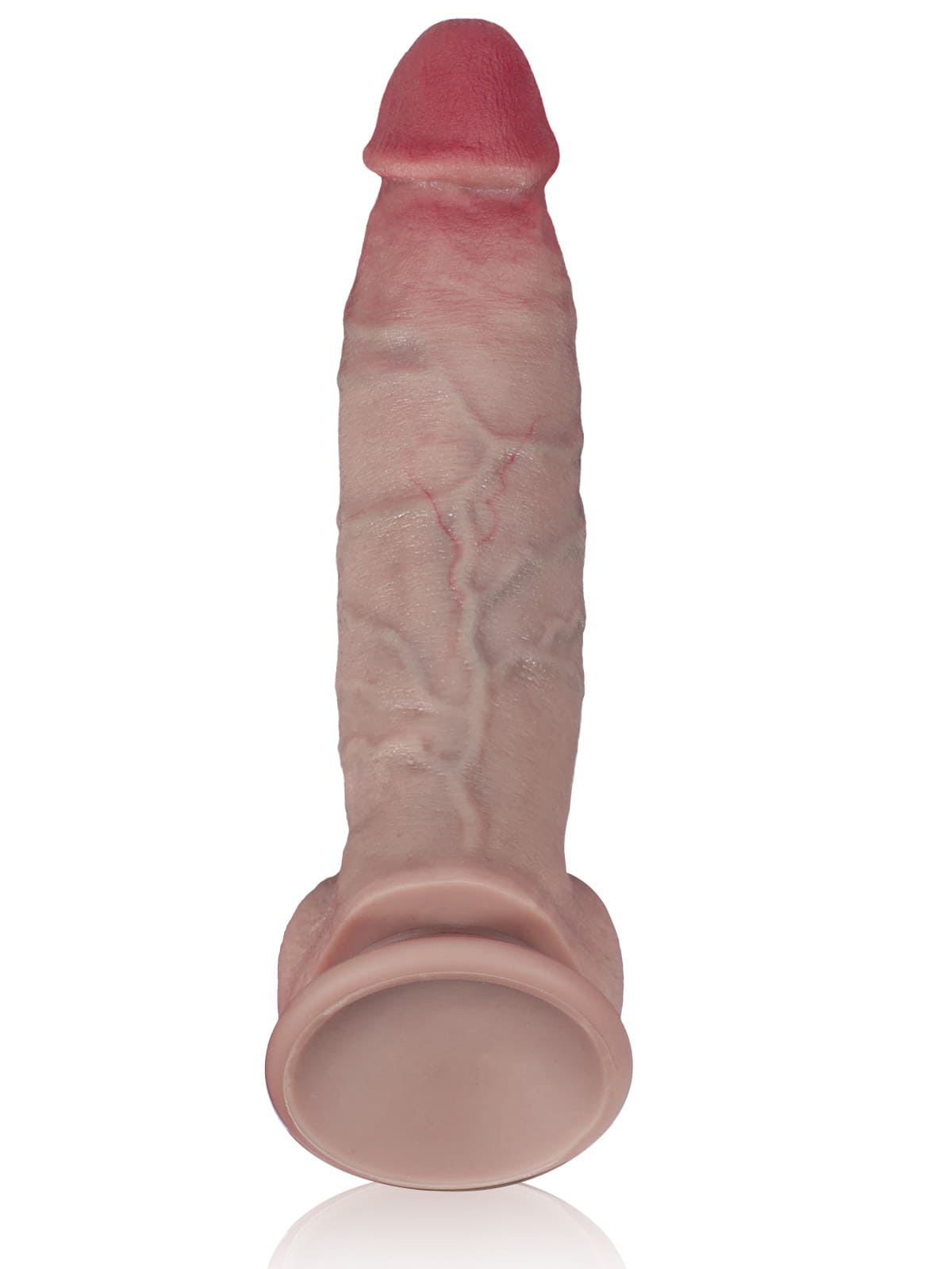 Henry L 9.4" - D 2.2" Thick Flesh Skin Soft Dual Density Dildo